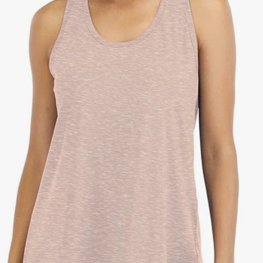 ICTIVE Racer Back Loose Fit Tank Apricot Size Women's Small